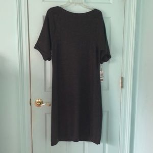 Calvin Klein Dark Gray Sweater Dress Size L